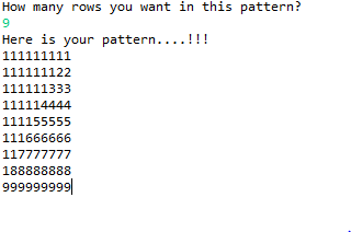 Top 10 Common Number Pattern Programs For Java Interview 12 Patten_Program10