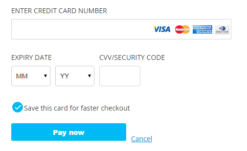 Credit Card Text Field Test Case