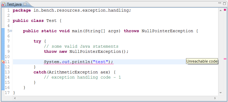Exception Handling Java Interview Questions & Answers 7