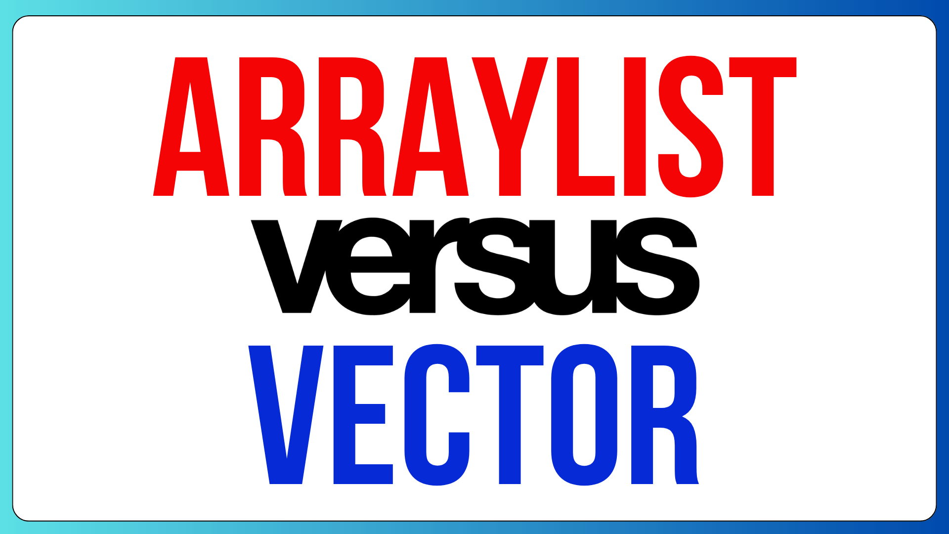 ArrayList VS Vector Difference In Java With Example Program & Tutorial