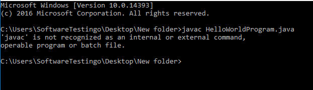 Javac Error