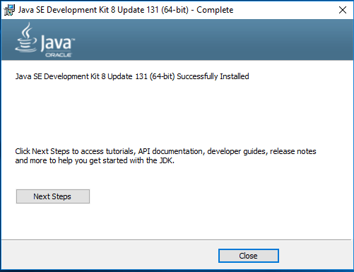 steps to download and install java in windows 10