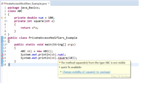 Access Modifiers Java - Public, Private, Protected & Default