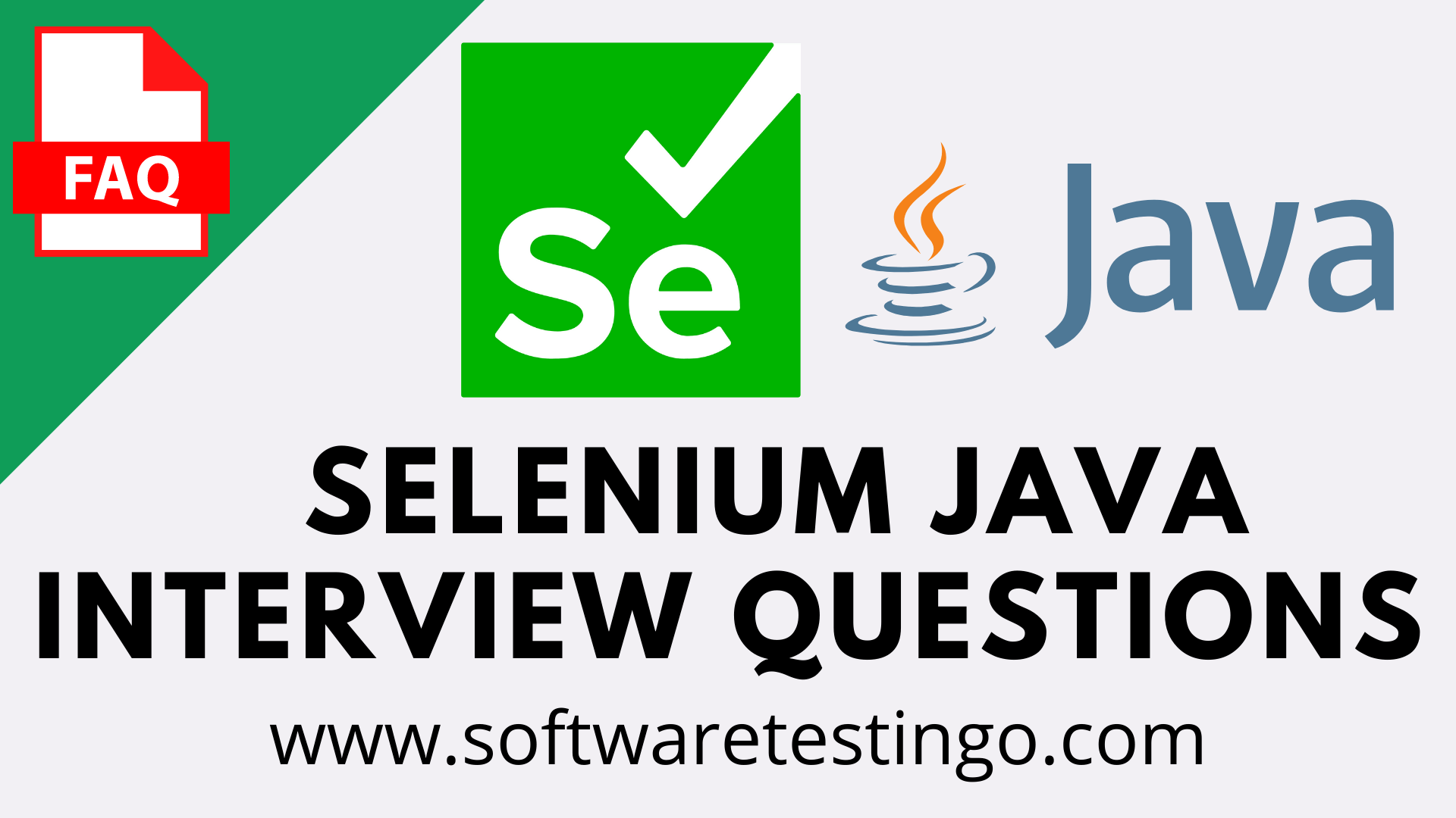 Selenium Java Interview Questions