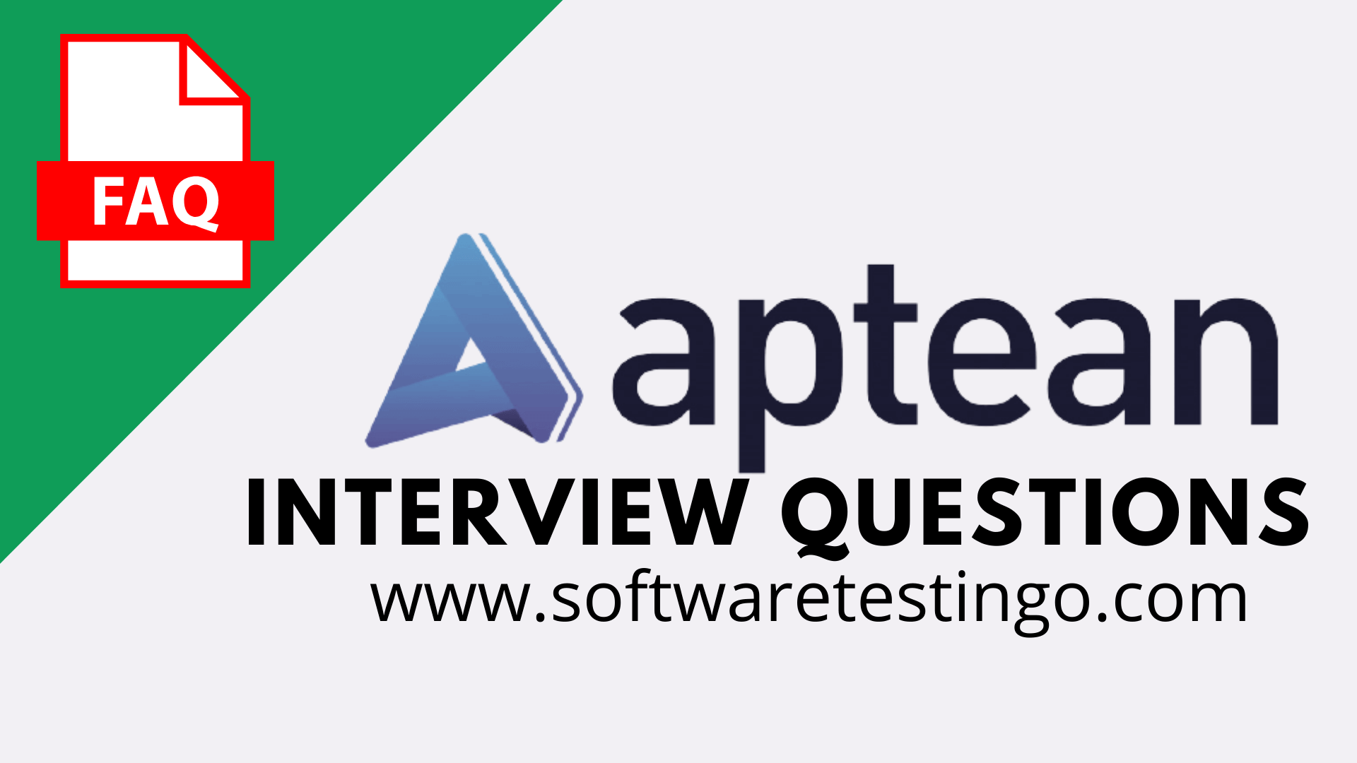 Aptean Interview Questions