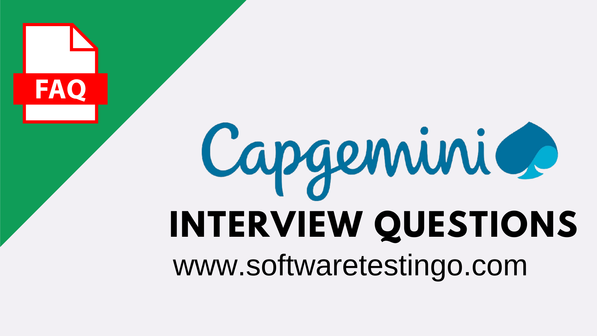 Capgemini Manual Interview Questions