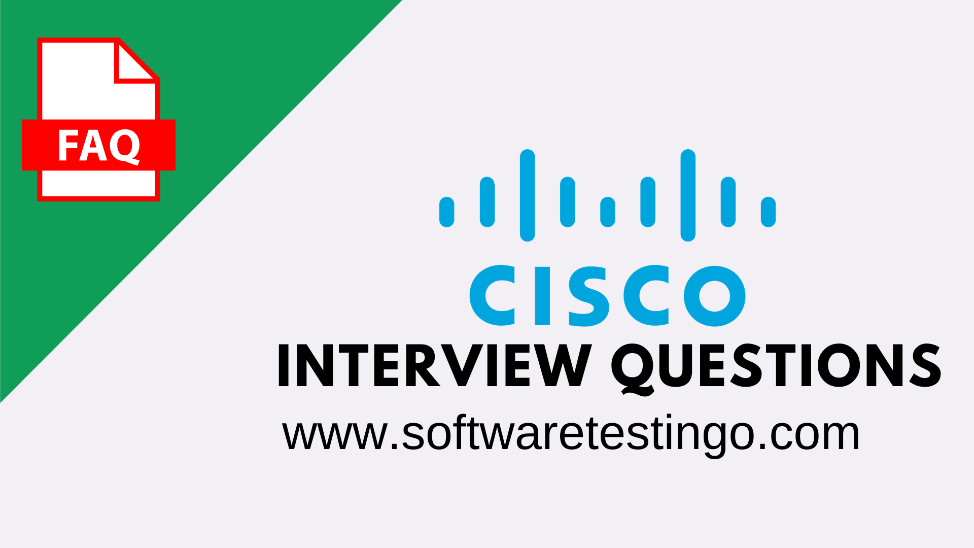 Cisco Interview Questions