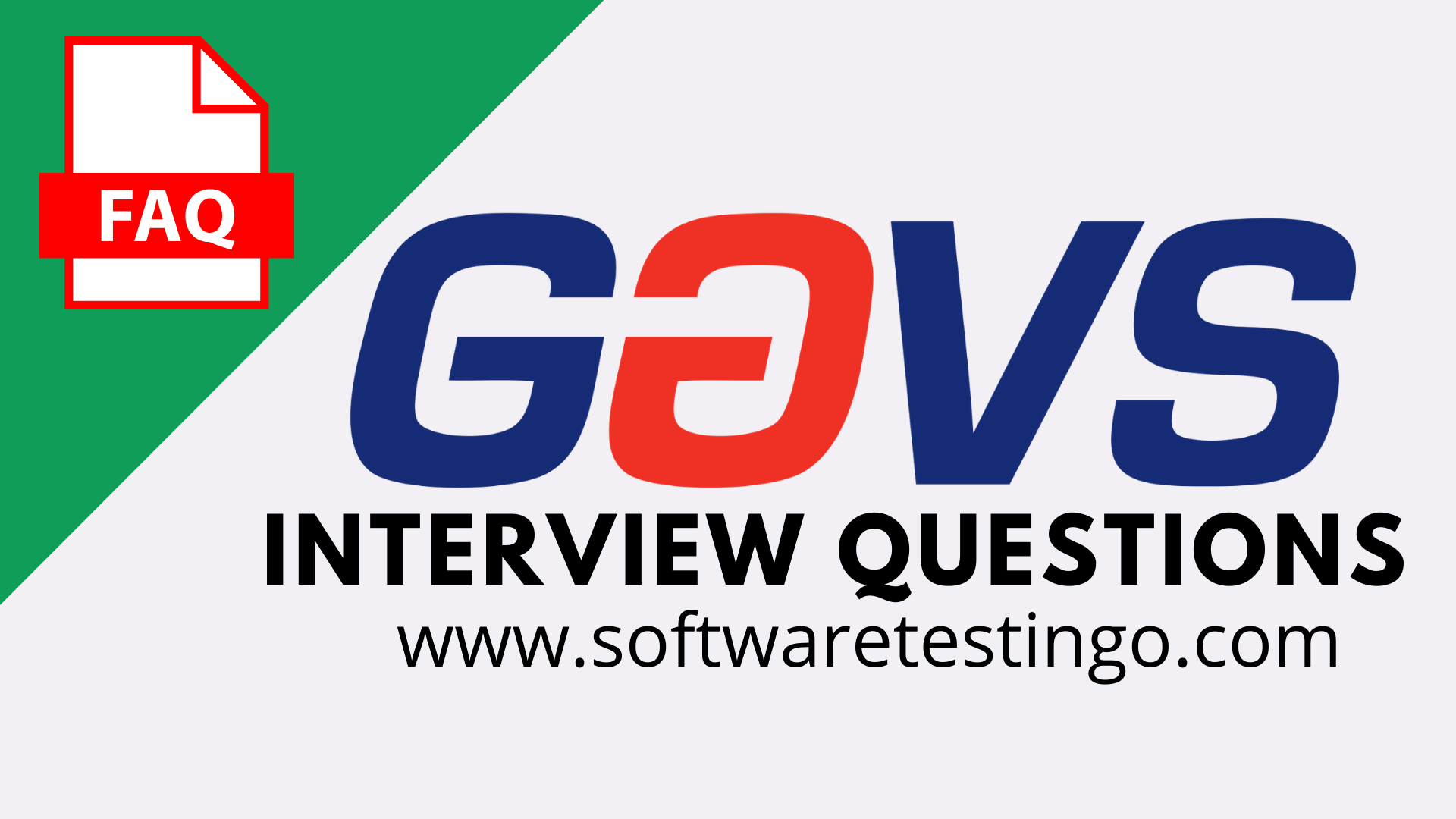 GAVS Technologies Java Selenium Interview Questions