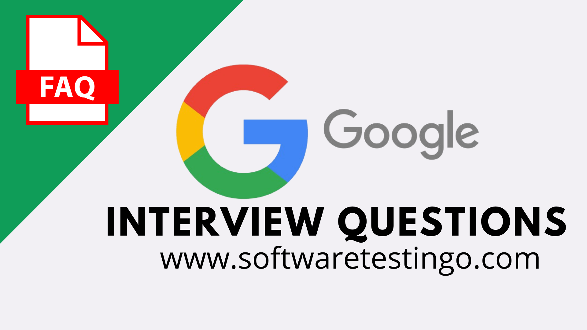 Google Java Selenium Interview Questions