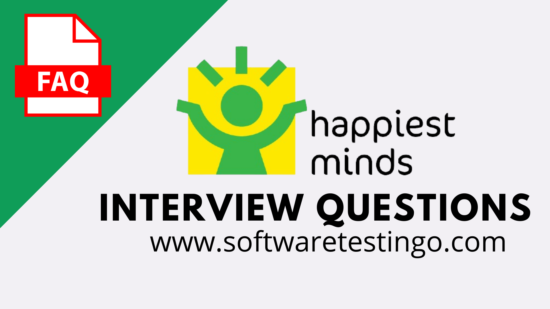 Happiest Minds Interview Questions