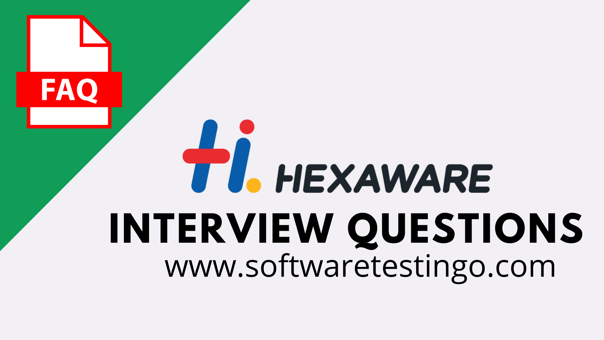 Hexaware Interview Questions