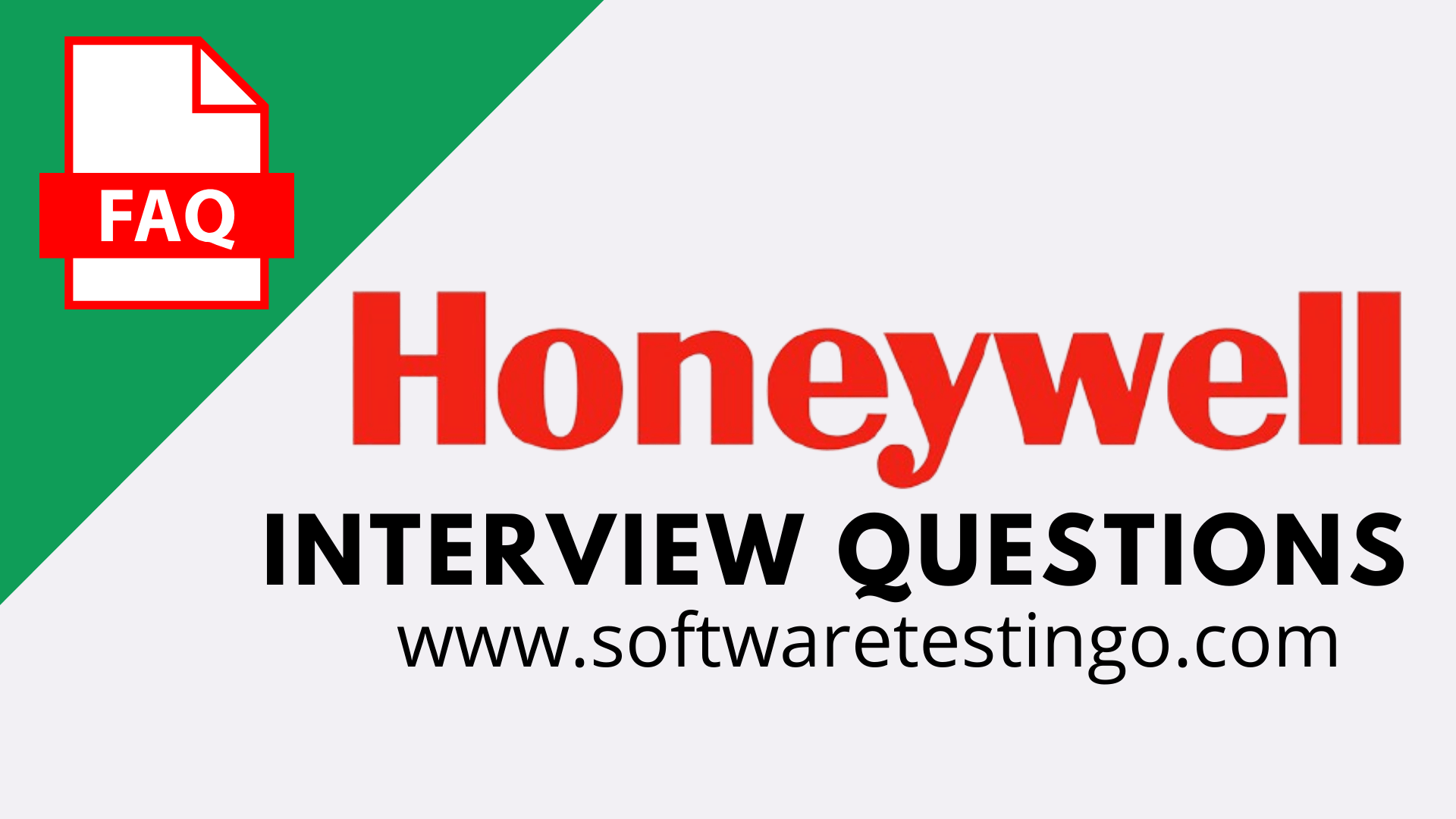 Honeywell Interview Questions