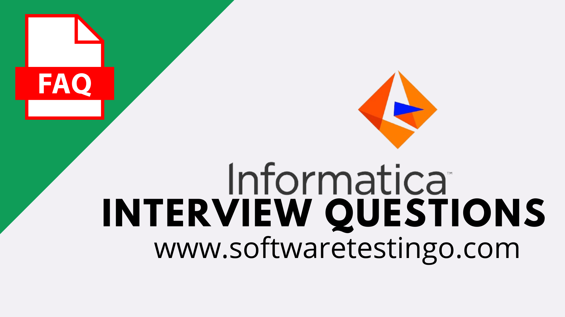 Informatica Java Selenium Interview Questions