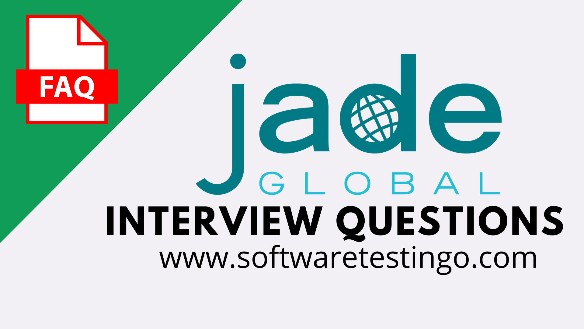 Jade Global Interview Questions