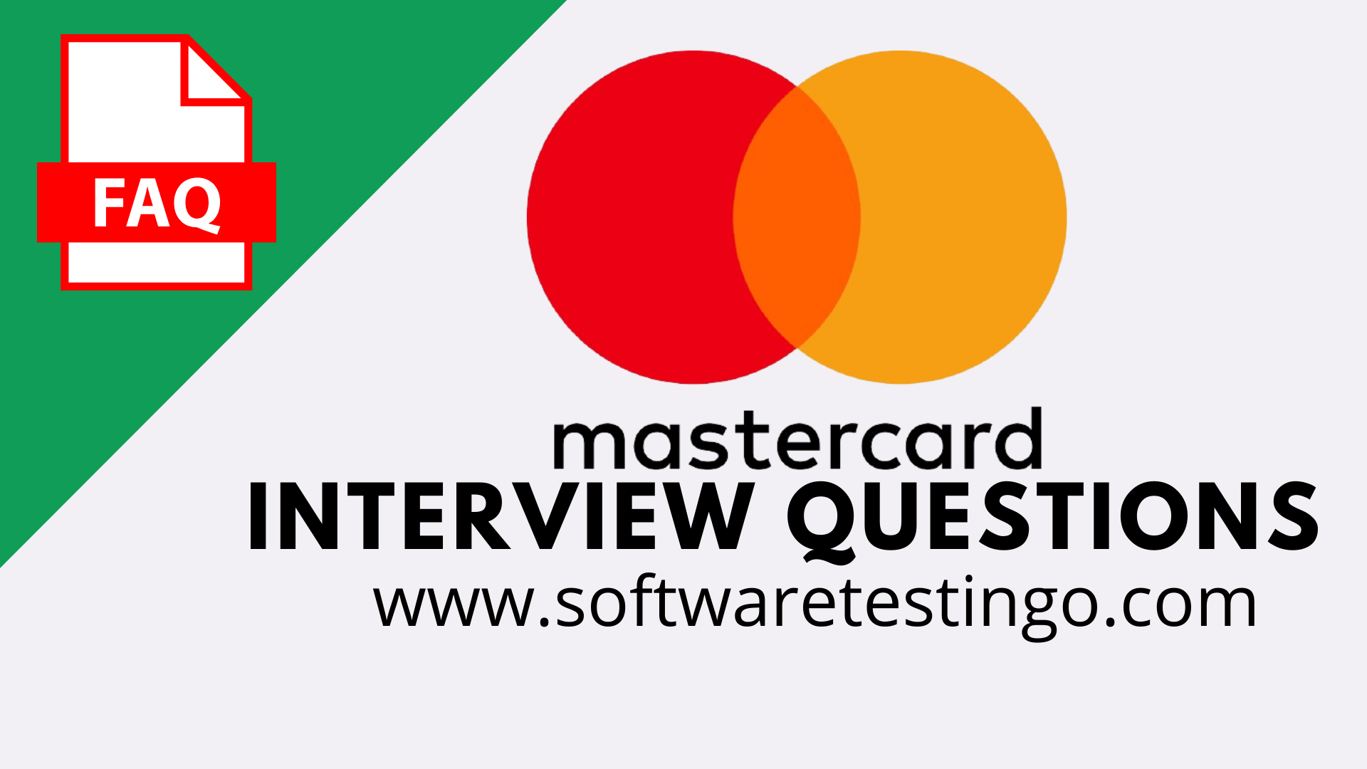 MasterCard Interview Questions