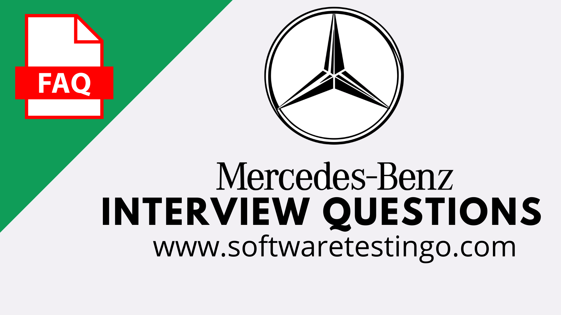 Mercedes Benz Interview Questions