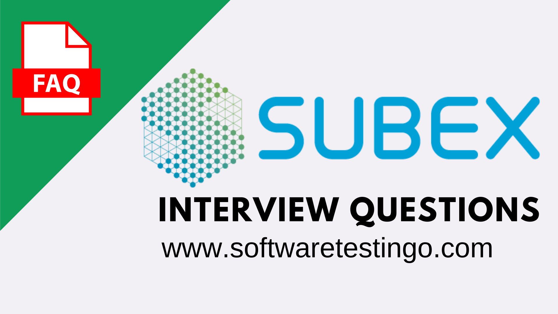 Subex Interview Questions