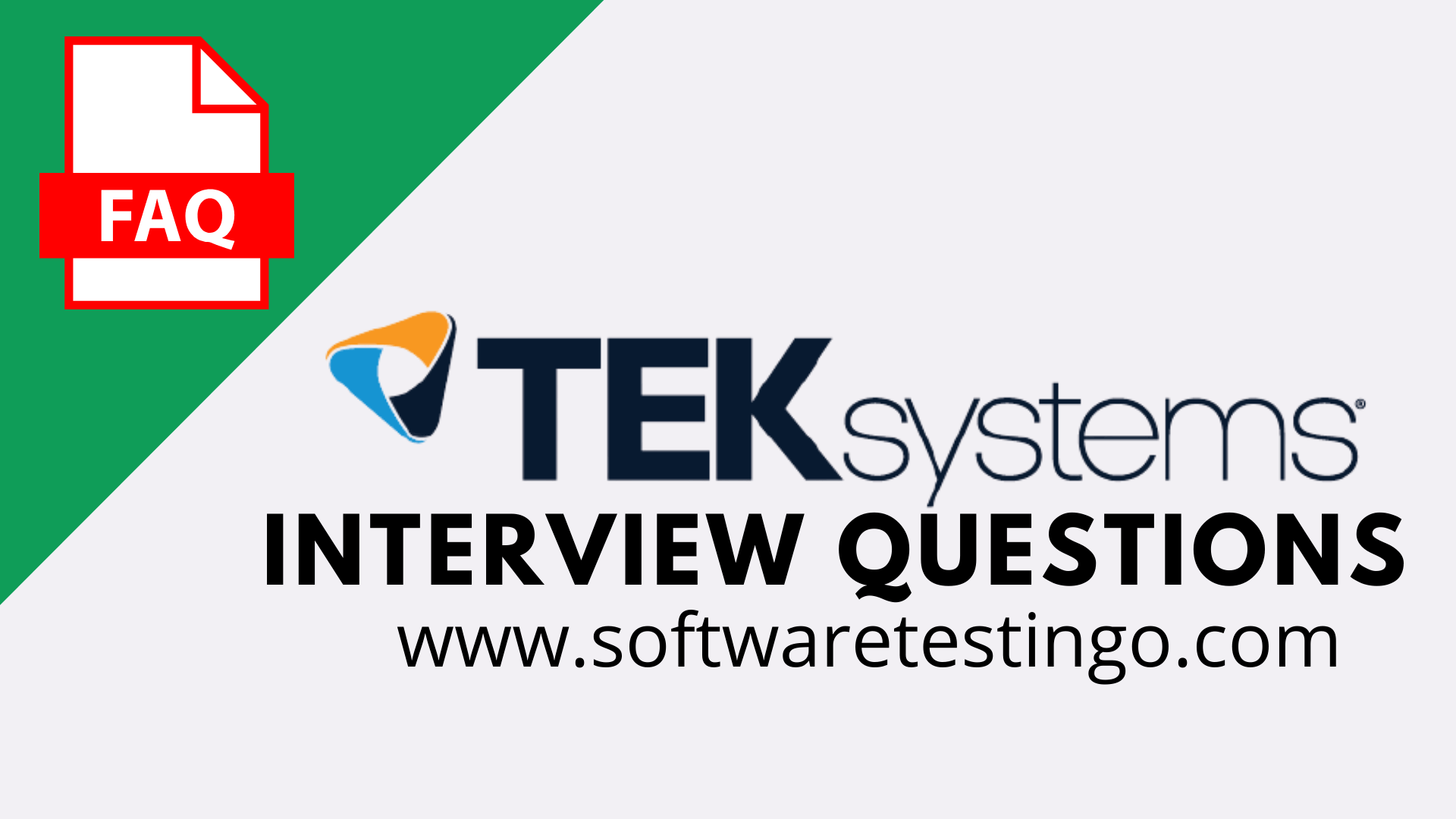 TEKsystems Interview Questions