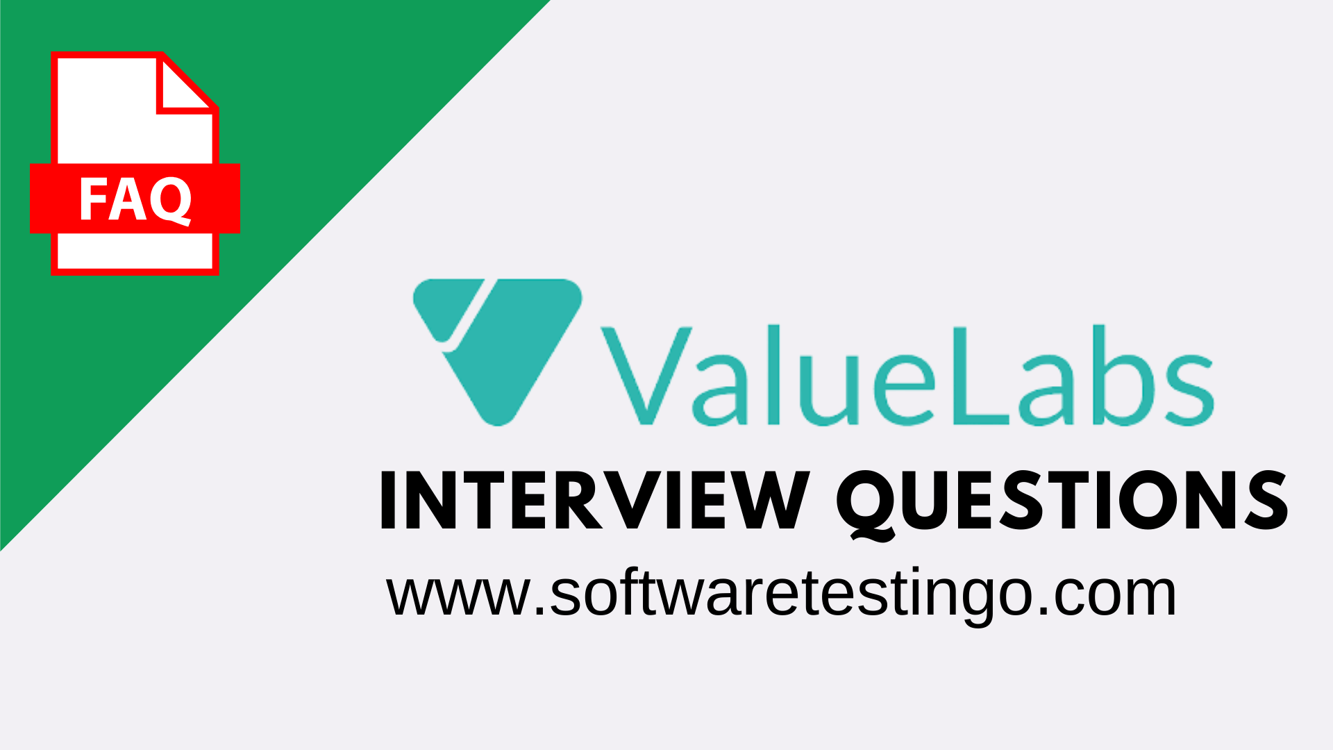 ValueLabs Interview Questions