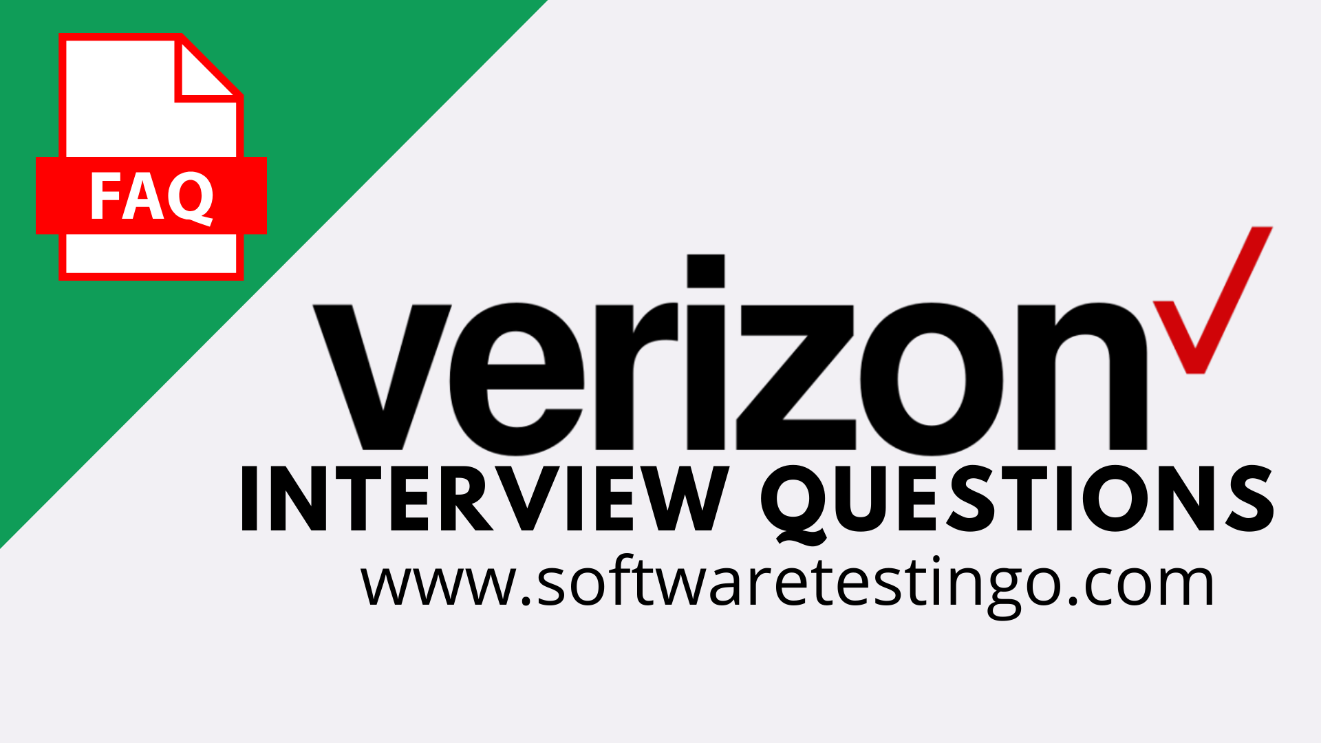 Verizon Interview Questions
