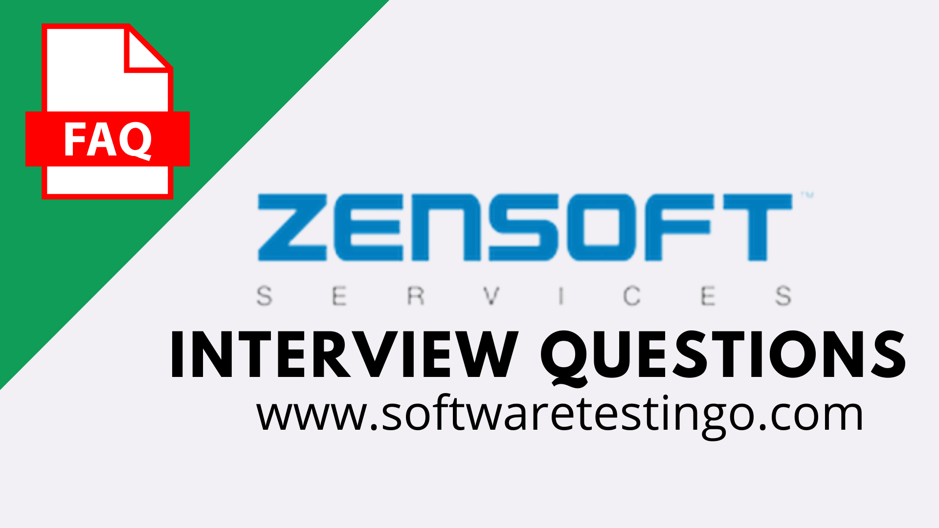 Zensoft Manual Interview Questions