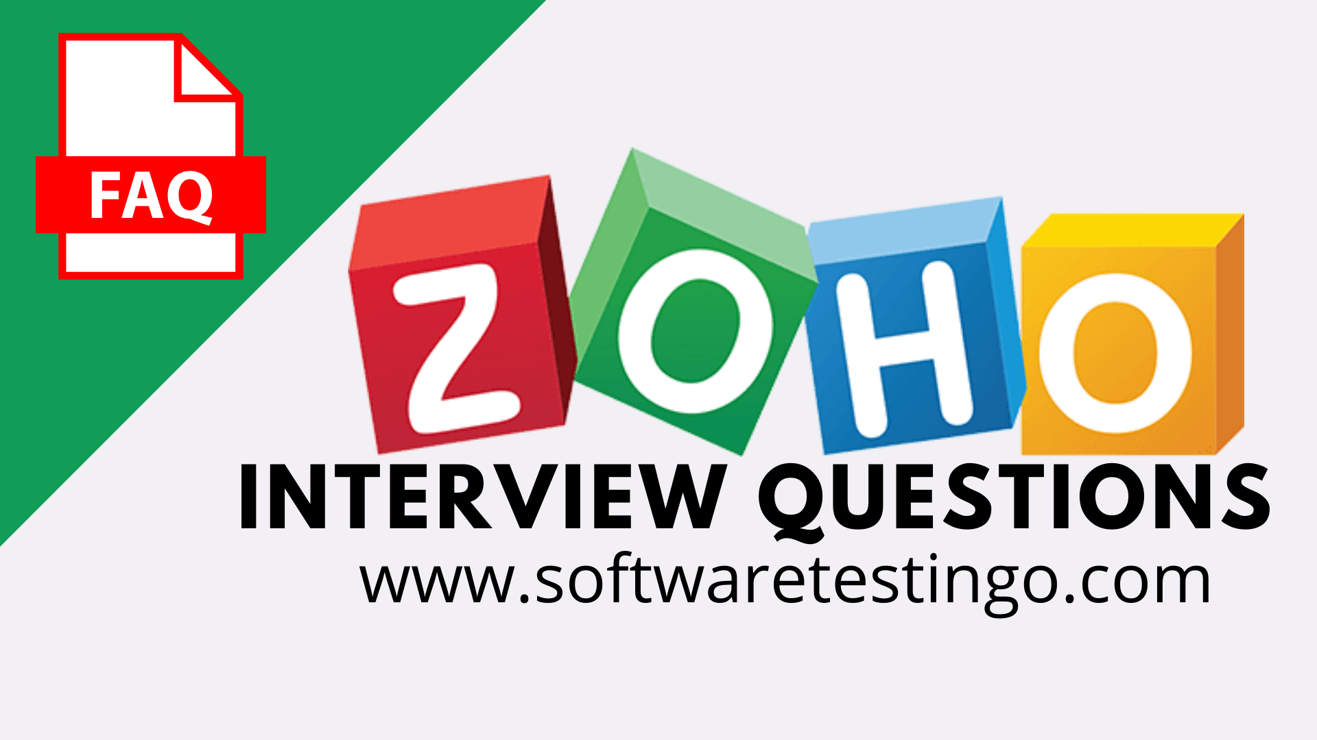 Zoho Java Selenium Interview Questions