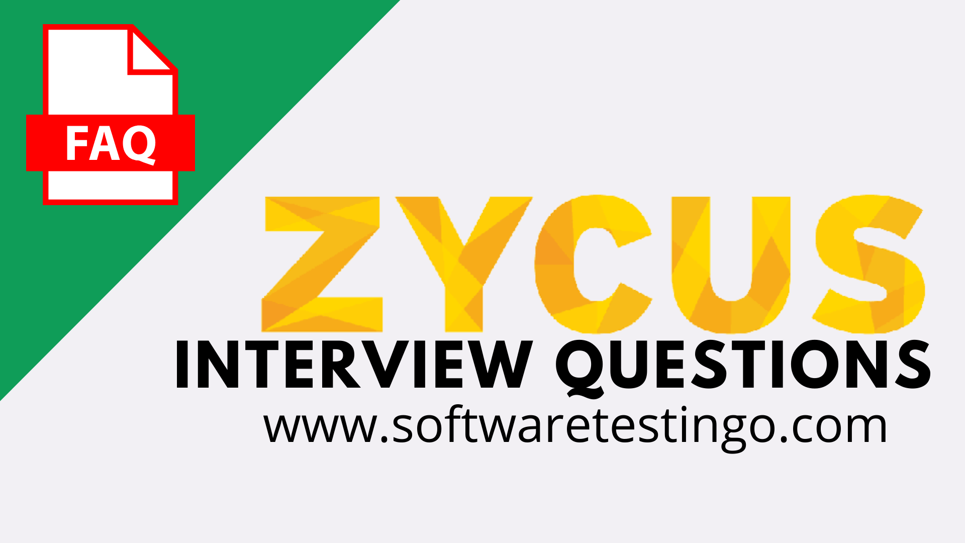 Zycus Java Selenium Interview Questions