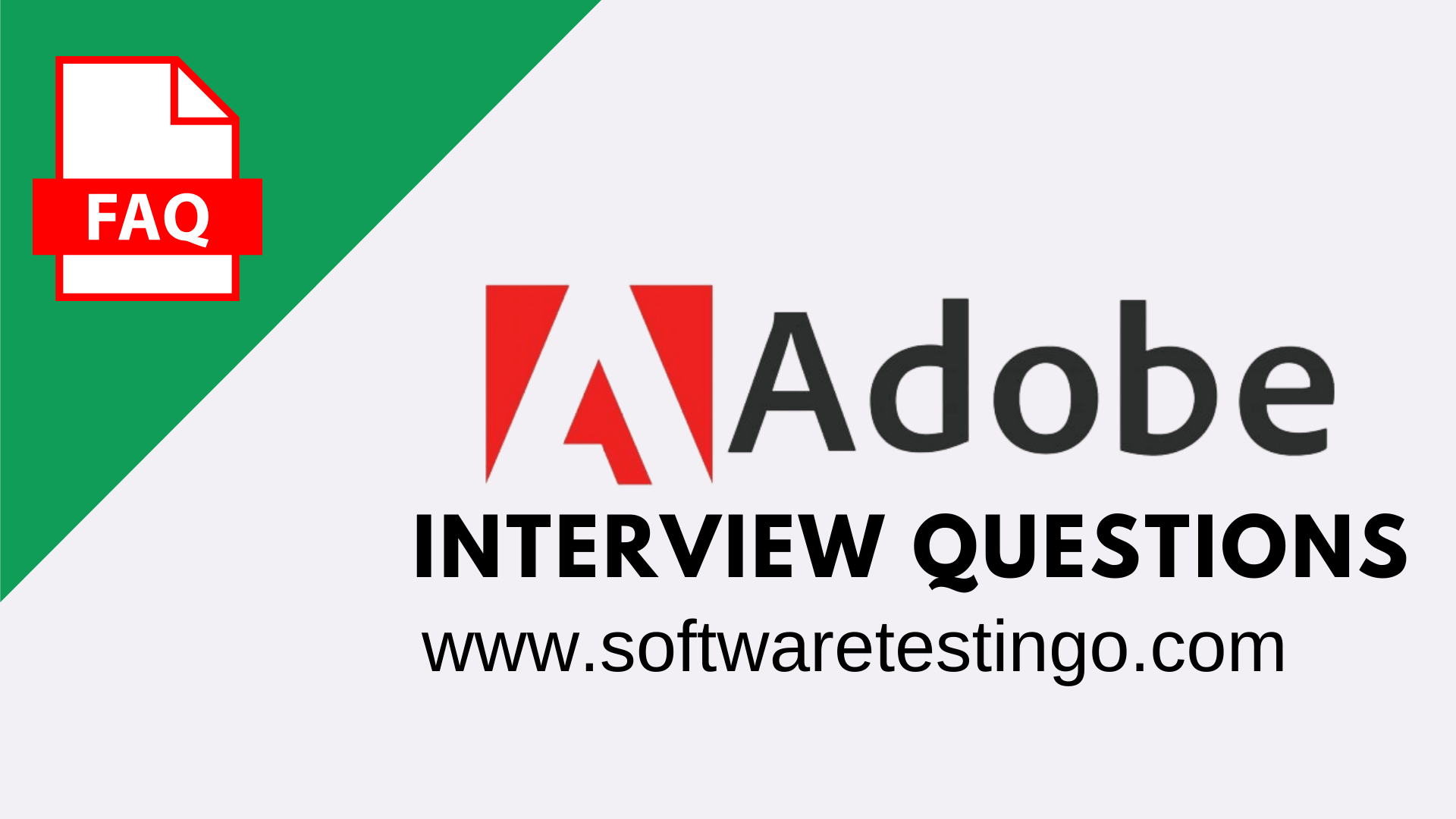 Adobe Interview Questions