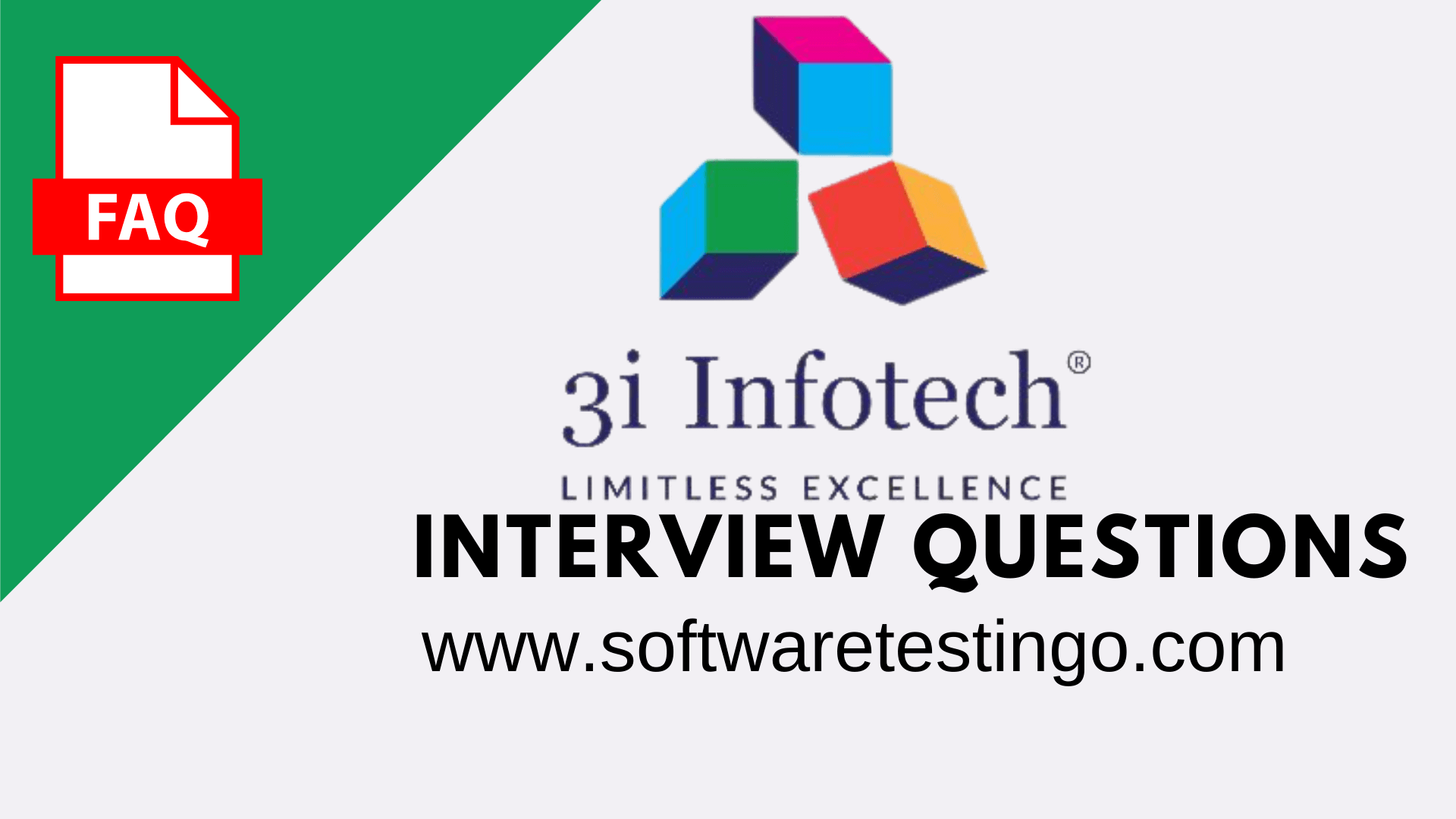 3i Infotech Interview Questions