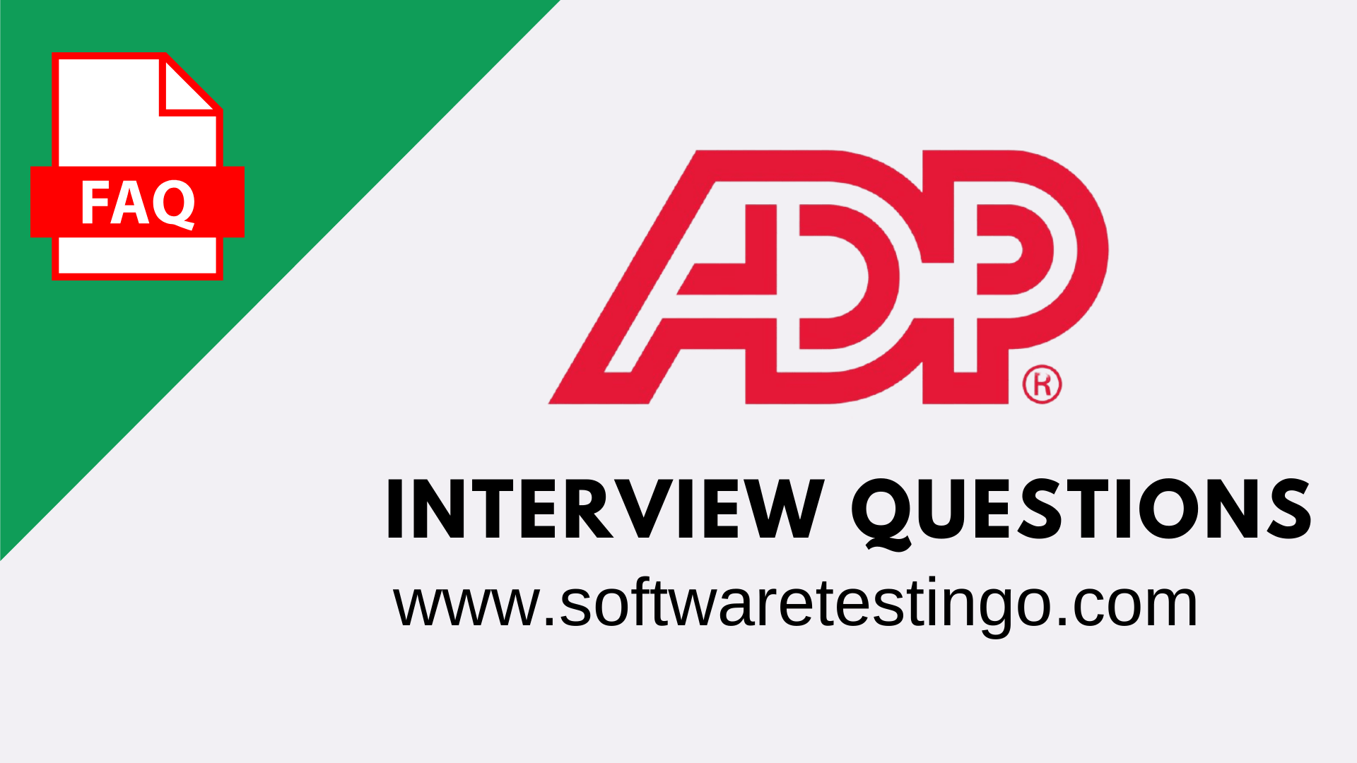 ADP Interview Questions