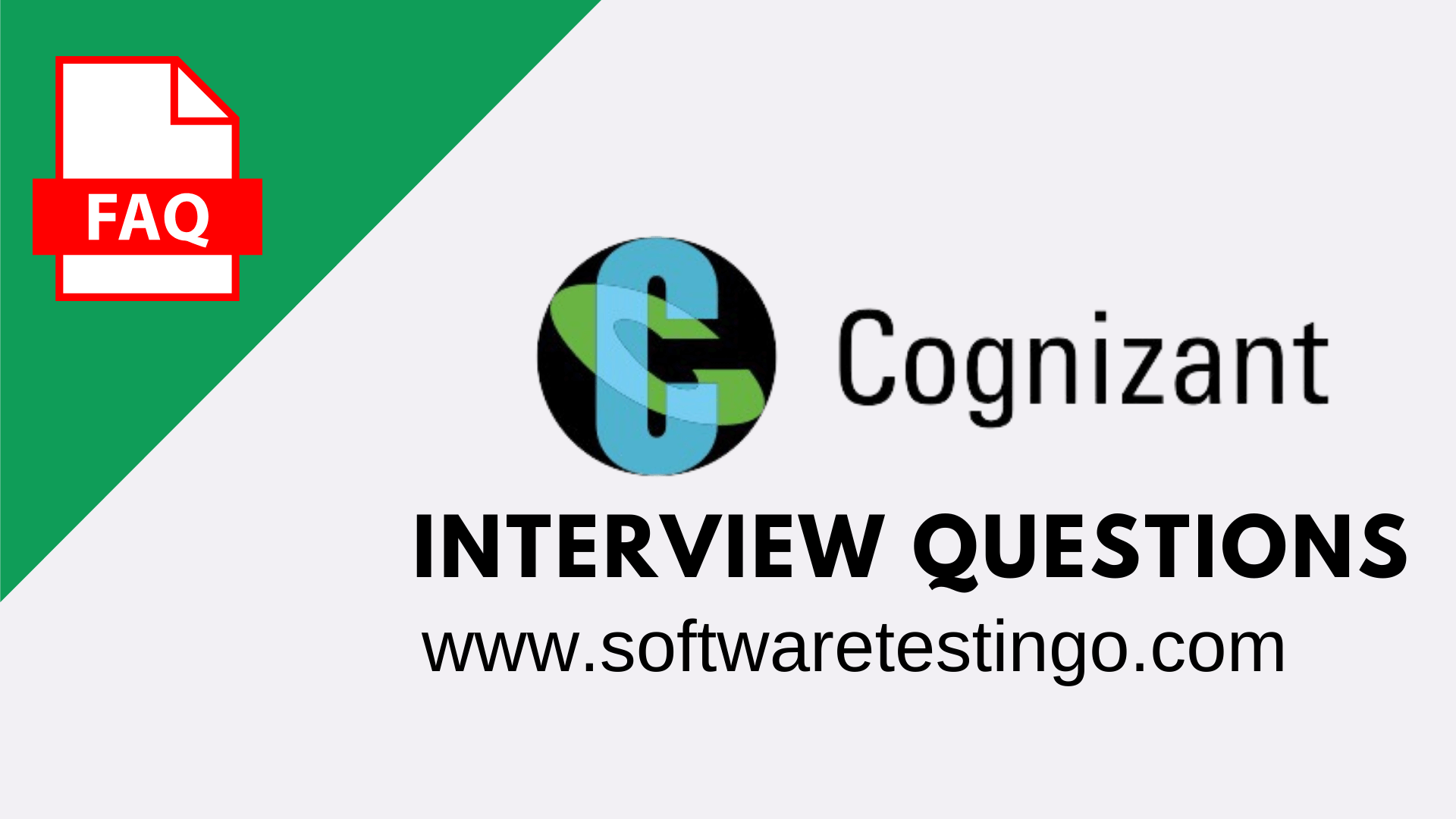 CTS Cognizant Interview Questions