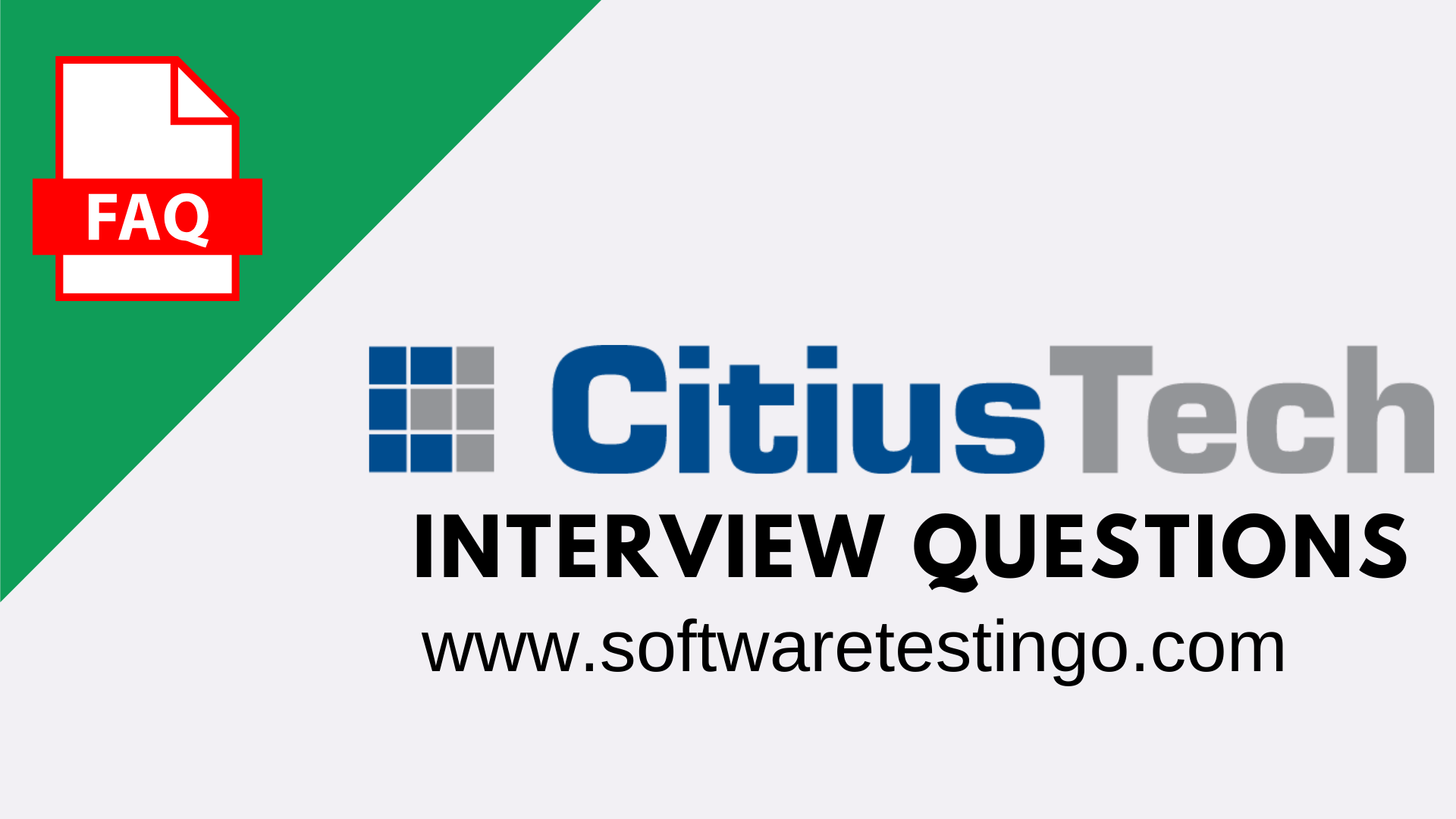 CitiusTech Interview Questions