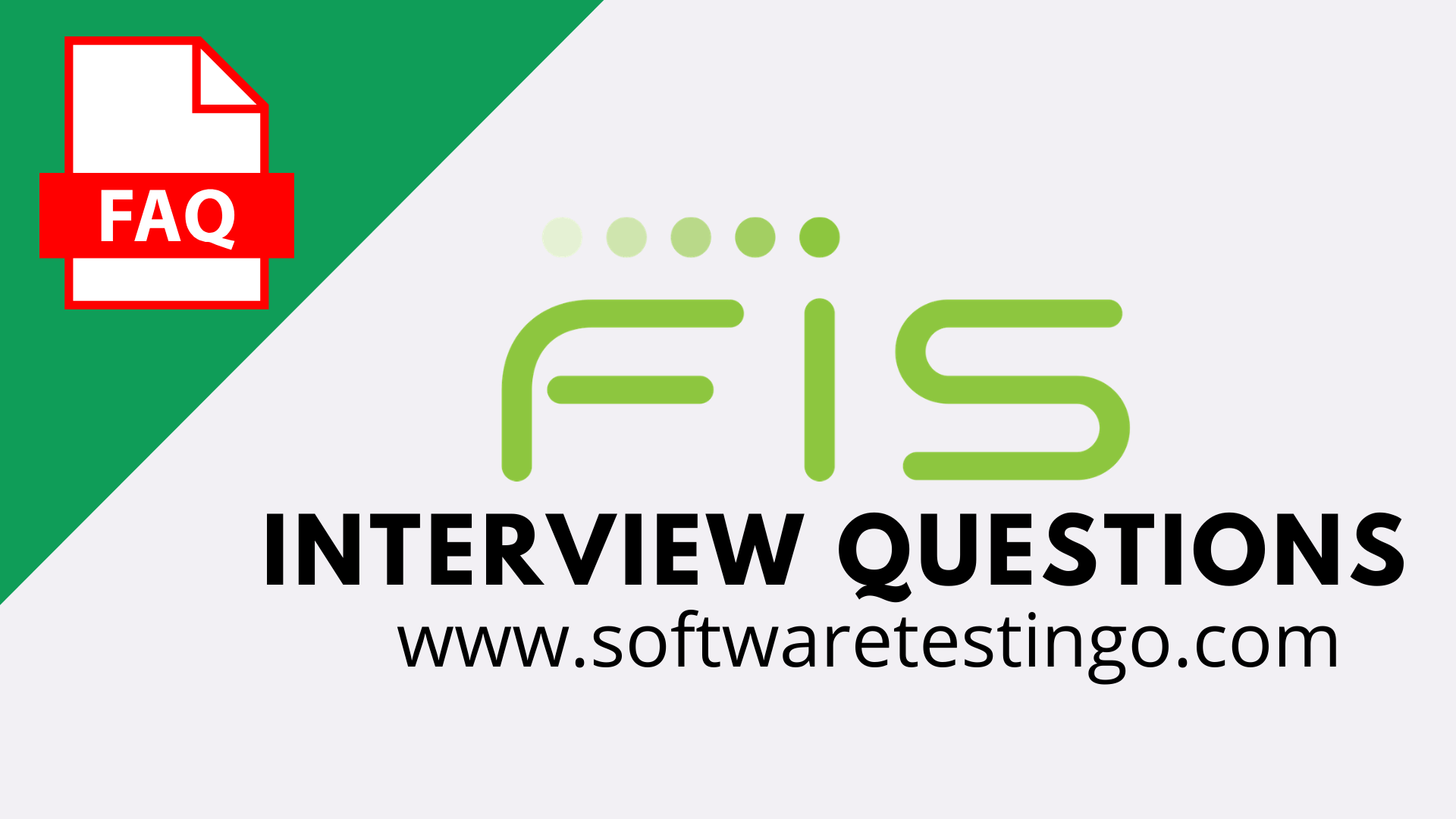 FIS Java Selenium Interview Questions