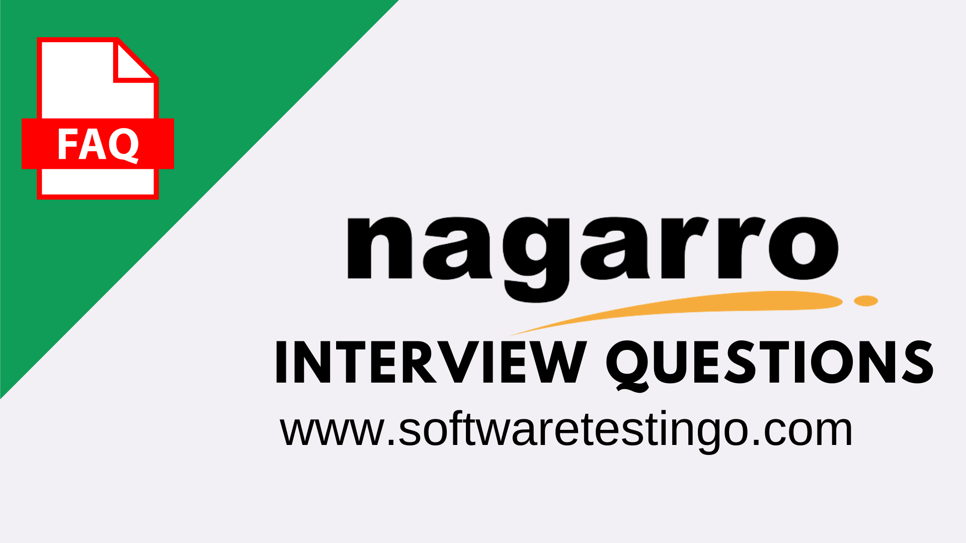 Nagarro Java Selenium Interview Questions