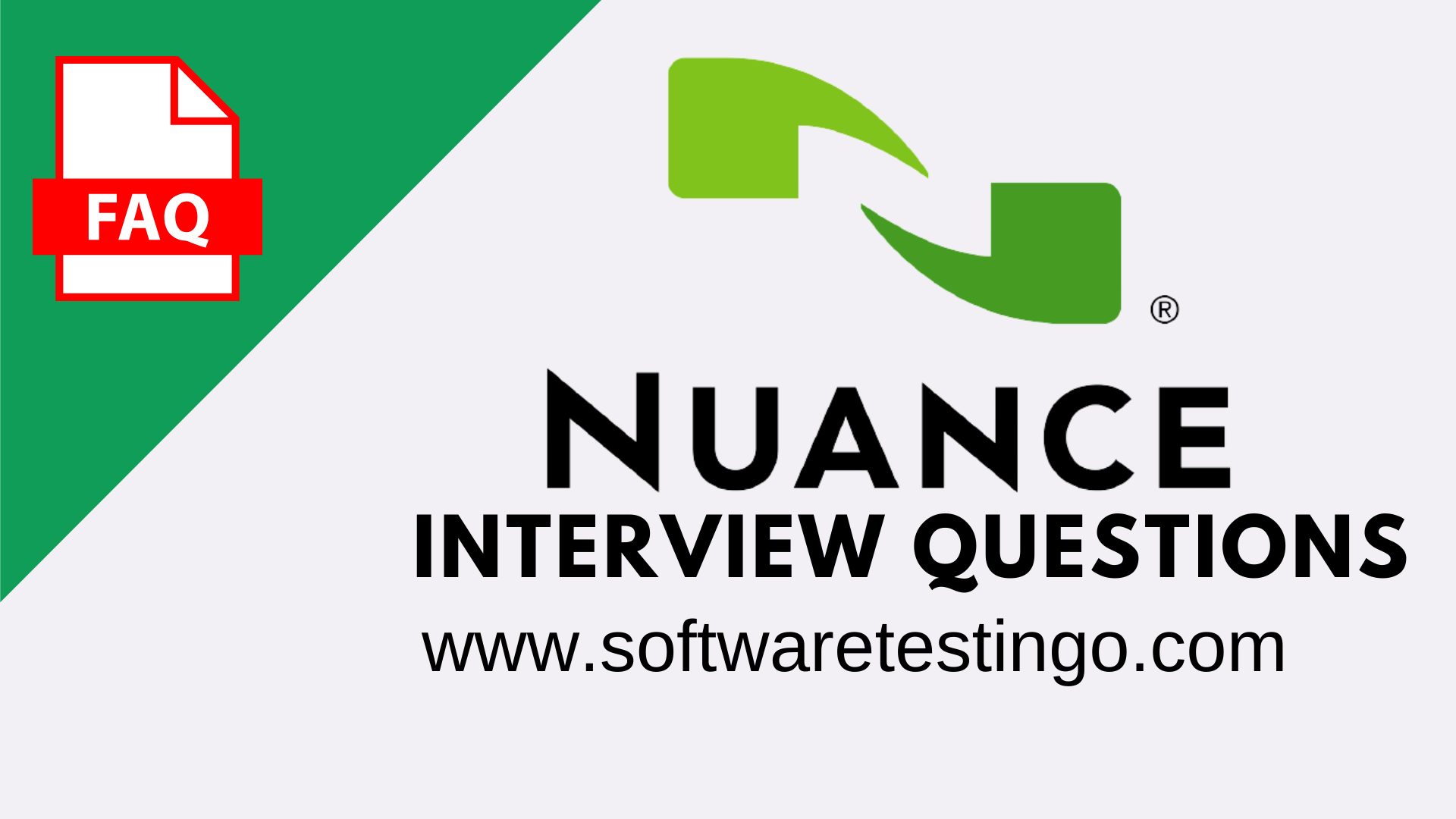 Nuance Communications Interview Questions