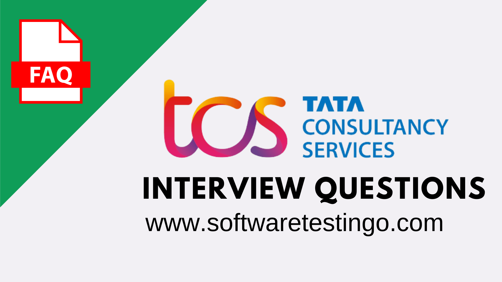 TCS Manual Interview Questions