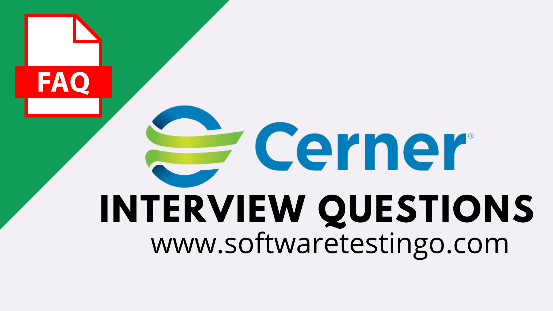 Cerner Testing interview questions