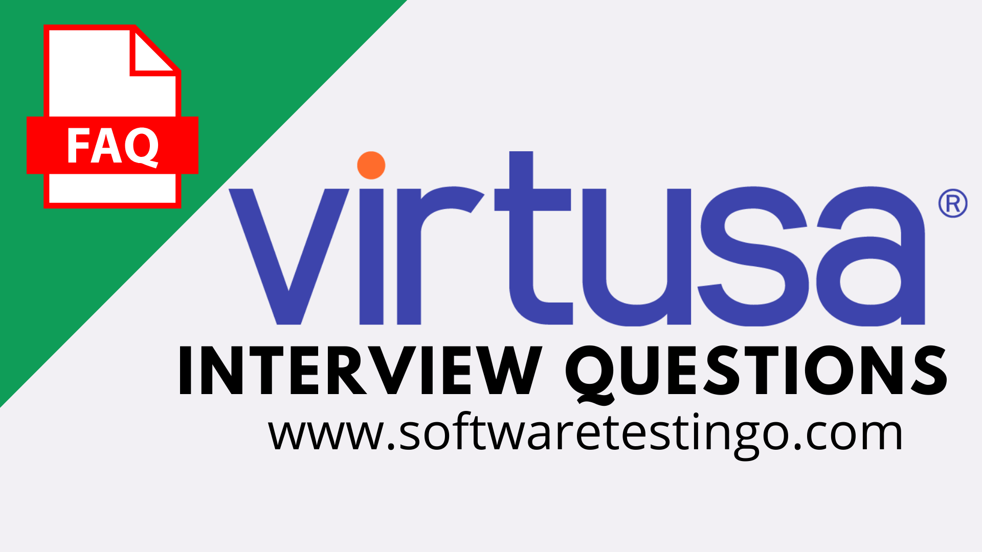 Virtusa Java Selenium Interview Questions