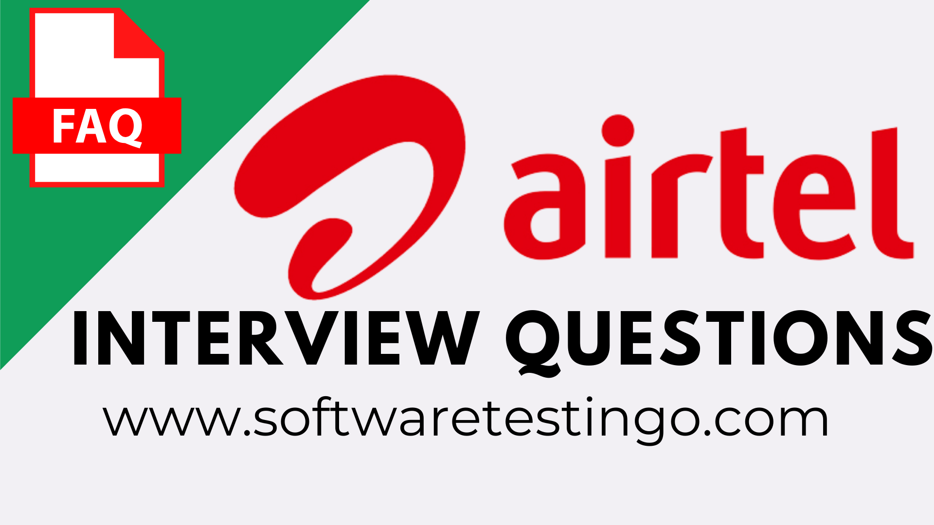 Airtel Interview Questions