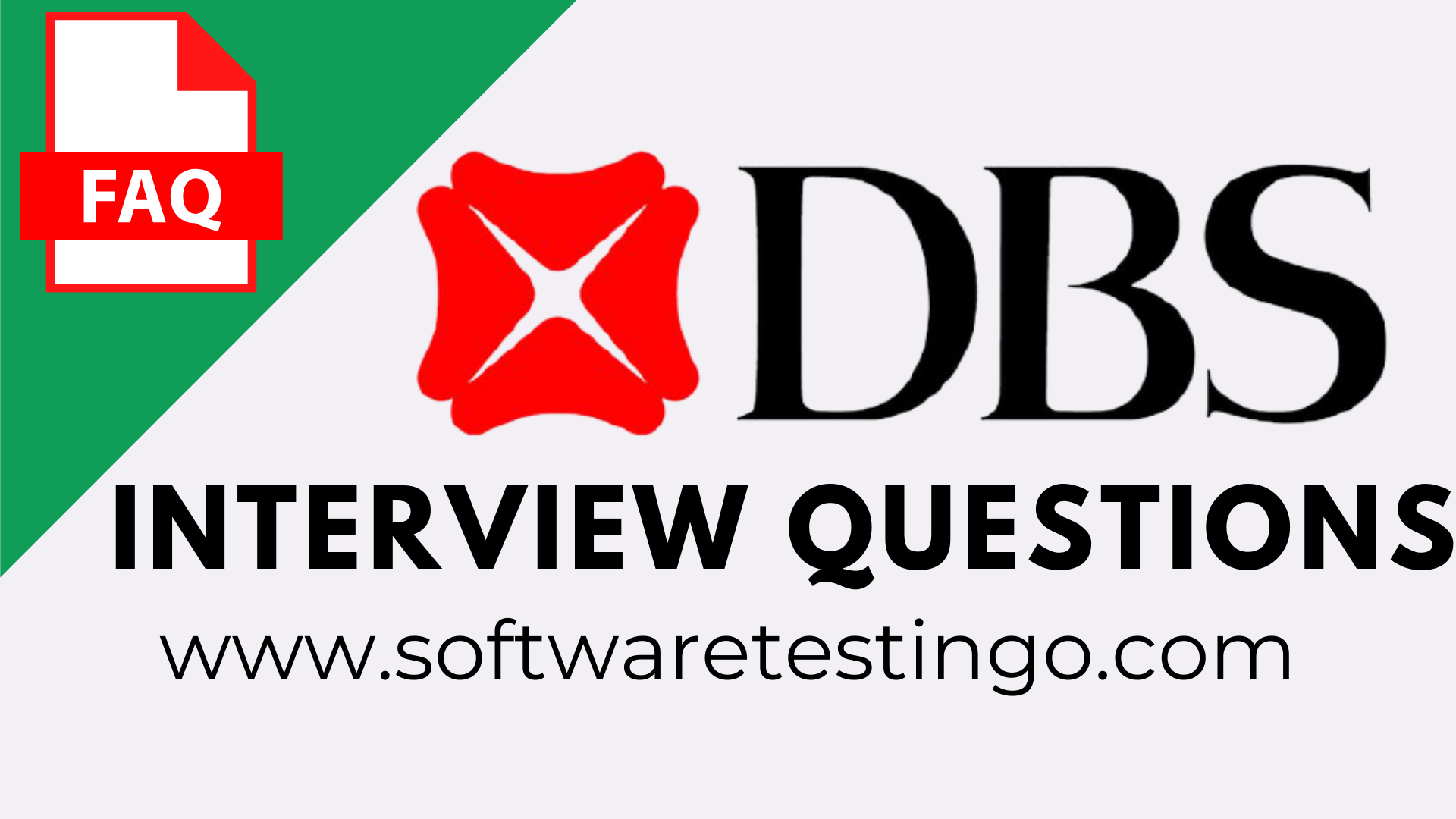 DBS Bank Interview Questions