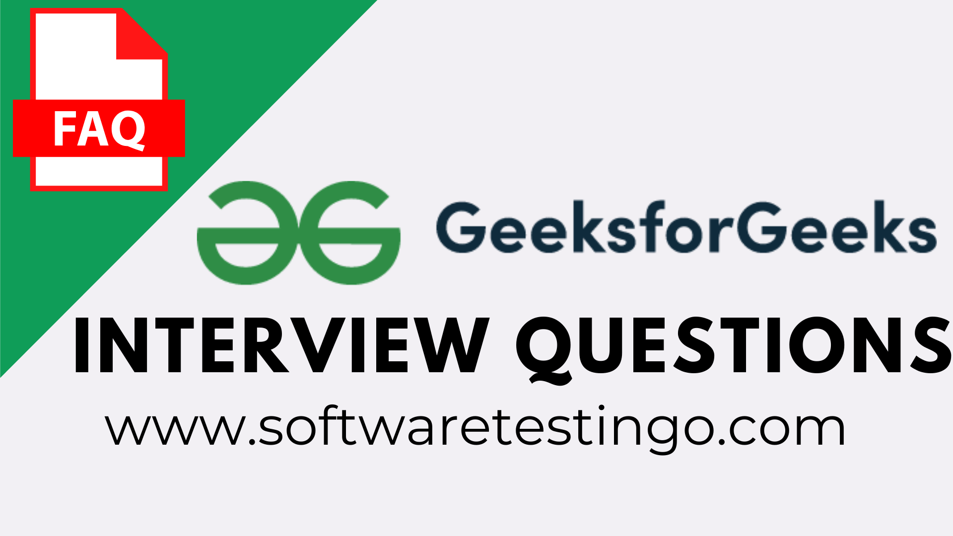 GeeksForGeeks Interview Questions