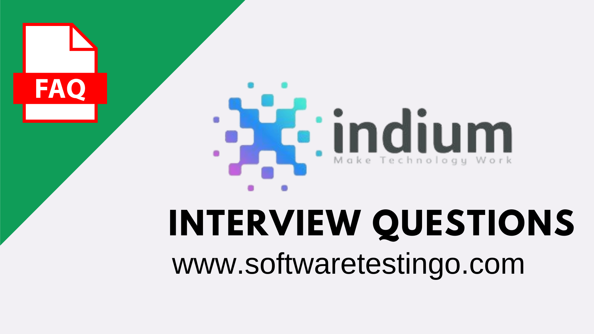 Indium Software Interview Questions