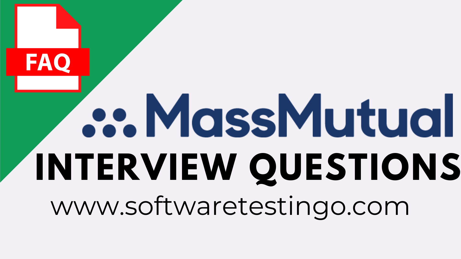 MassMutual Interview Questions