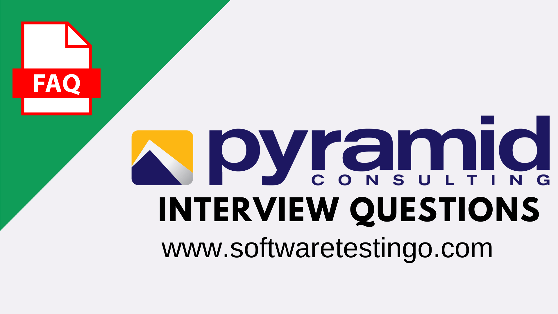 Pyramid IT Consulting Private Limited Interview Questions