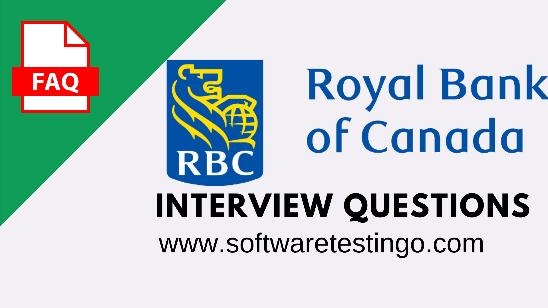 Royal Bank Of Canada (RBC) Interview Questions
