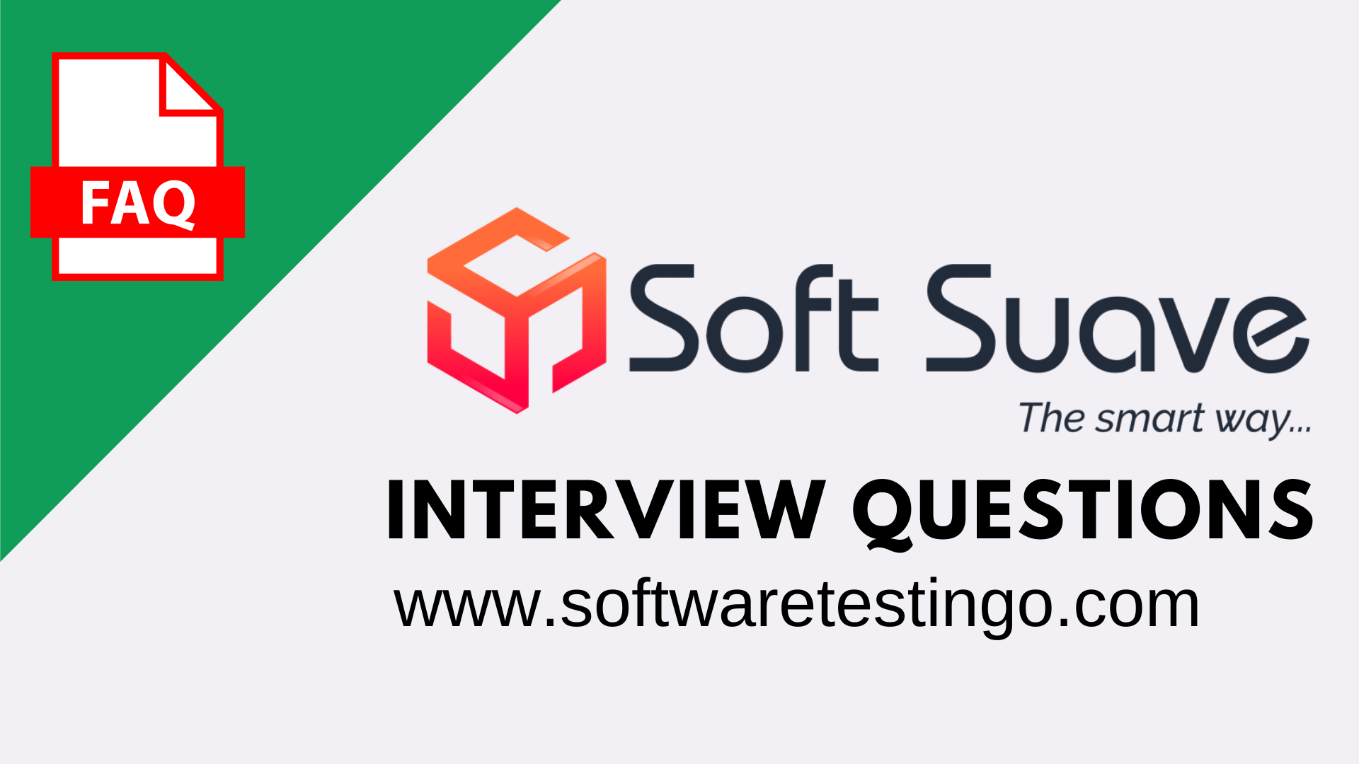 Soft Suave Technologies Interview Questions