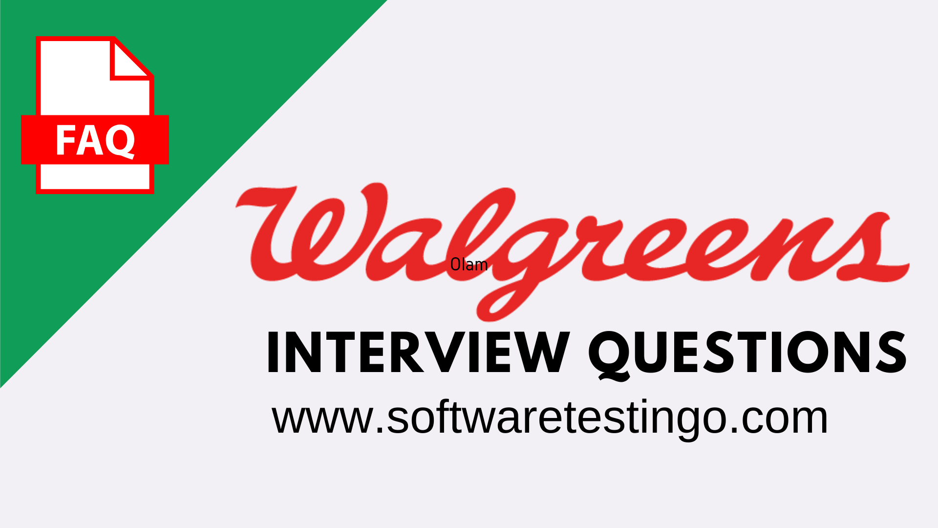 Walgreens Interview Questions