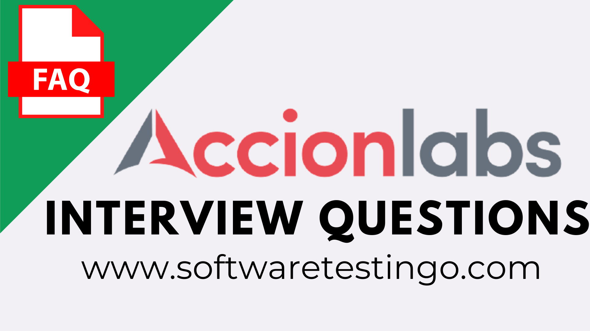Accion Labs Interview Questions