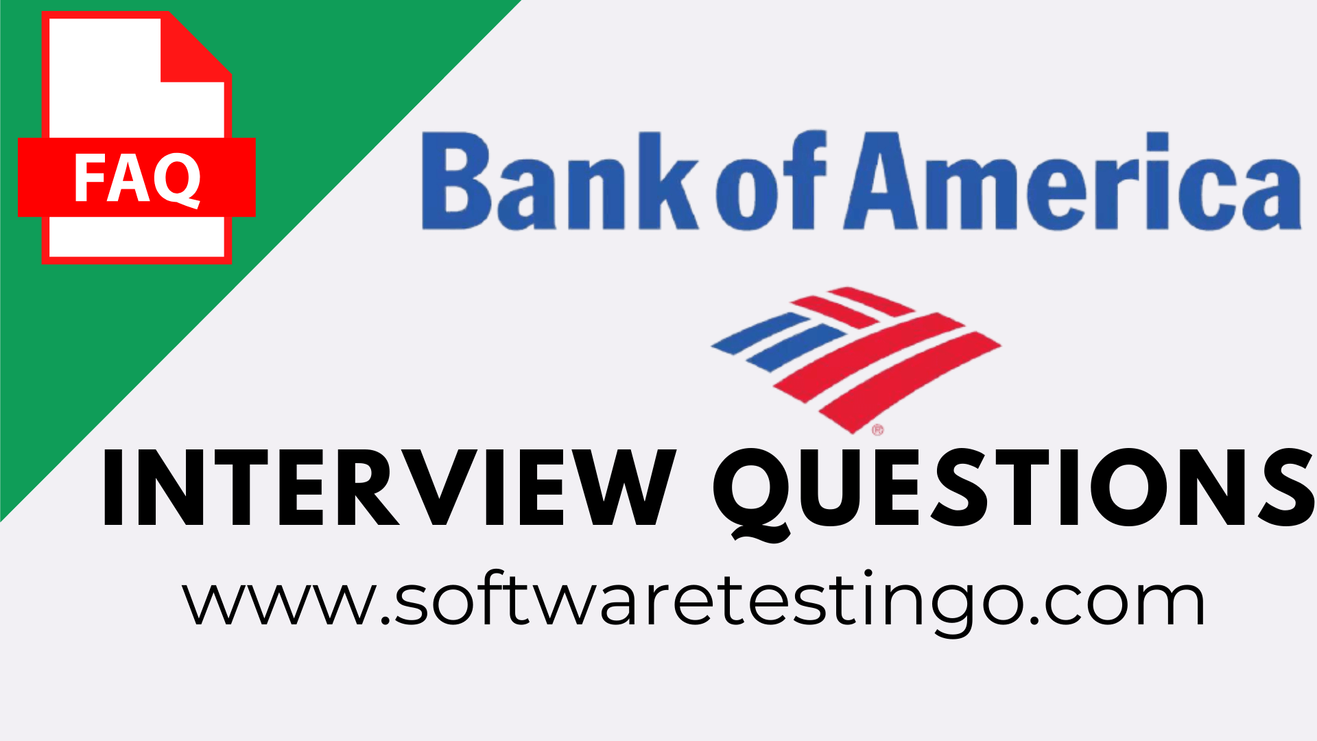 Bank Of America ( BOFA ) Interview Questions