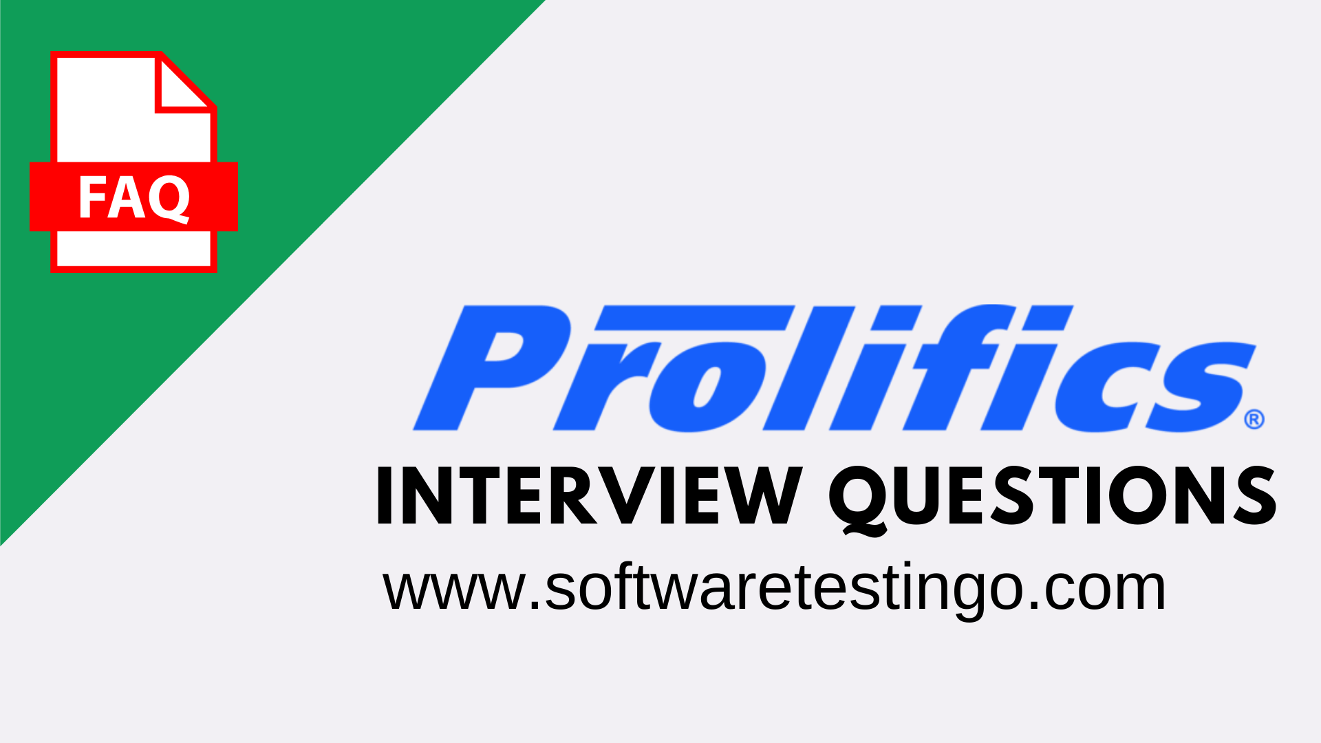 Prolifics Interview Questions